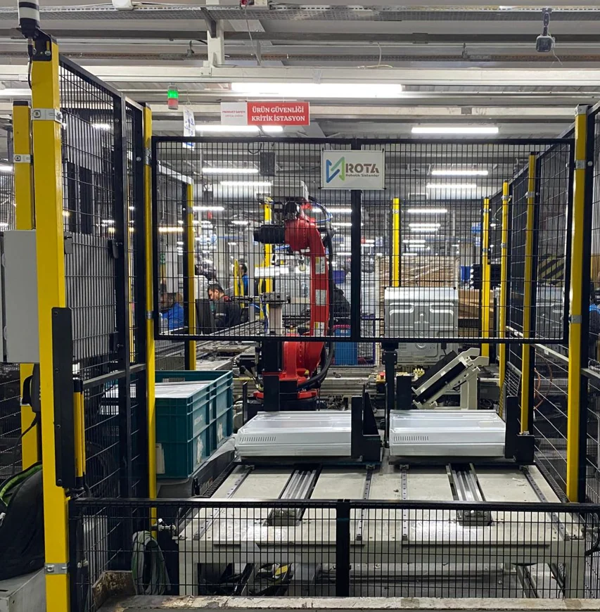 Rota Robotik sistem kurulum ve devreye alma uygulama görseli 8